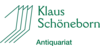 Logo von Antiquariat Klaus Schöneborn