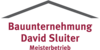 Logo von Sluiter David Bauunternehmung