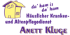 Logo von Anett Kluge Häusliche Kranken- und Altenpflegedienst